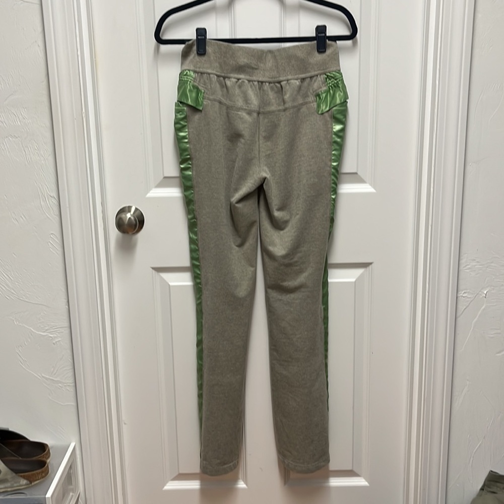 Reebok Sage Wide Leg Satin Striped Front‎ Zip Sweats - Picture 4 of 7